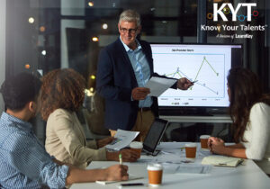 Executive team reviewing Net Promoter Score alongside other strategic planning metrics